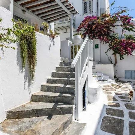 Villa Floral With Marvelous View To Mykonos Town
