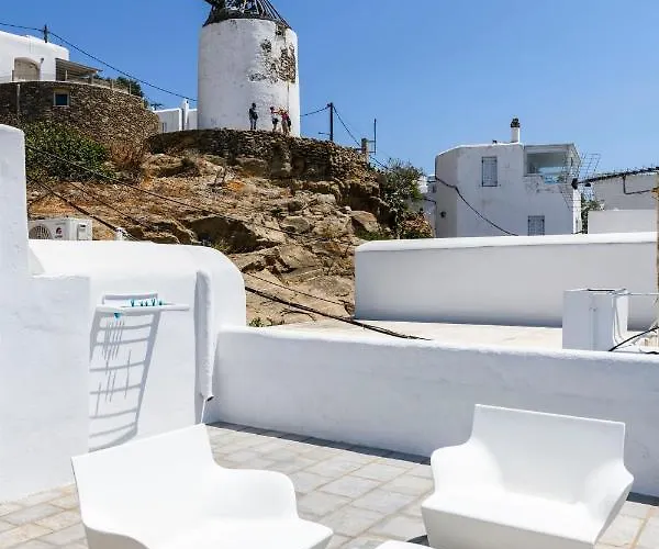 Floral With Marvelous View To Mykonos Town